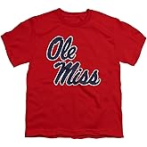 University of Mississippi Official Distressed Primary Youth Kids Boy/Girls T Shirt