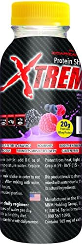 Everfit Protein Xtreme Weigth Loss Shake, Powder Mix with 8oz of Water, Mixed Berries (4 Flavors)(Box of 15)