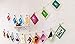 PandaKIS 20 Pack Paper Photo Frame DIY Wall Deco with Mini Clothespins and Stickers String Fits 4