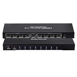 1x8 HDMI Splitter, 1 in 8 Out HDMI Splitter Audio