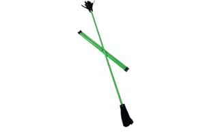 Zeekio Z-Stix - Juggling Flower Sticks - Neon Series - Professional Grade - Devil Sticks & 2 Hand Sticks - Suitable for All L