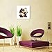 Animals Canvas Wall Art, Modern Glasses Panda Art Oil Painting Prints, Ideal Home Decor for Kitchen Kids Bedroom Living Room - Ready to Hang 20X20 inch