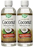 Premium Coconut Oil - Nature's Way - 20 Ounce Liquid - Pack of 2