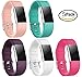 TreasureMax for Fitbit Charge 2 Bands, 5PCS Replacement Band with Metal Clasp for Fitbit Charge 2 Band/Charge 2 Fitbit/Fitbit 2 / Charge 2 Bands/Fitbit Charge 2, No Tracker