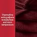 Sunbeam Heated Blanket | LoftTec, 10 Heat Settings, Garnet, Twin - BRL9STS-R310-16A44
