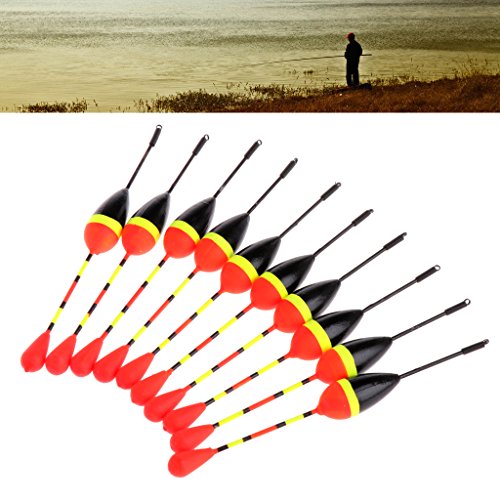 GUO 10pcs Angelposen 1.2g Angeln Gesetzt Karpfenboje Kit Angelgerät Angelzubehör – Bild 3