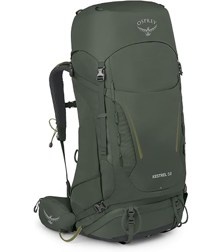 Amazon.com: Osprey Kestrel 68L Men's Backpacking Backpack, Bonsai