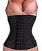 LYZ Waist Cincher Trainer Body Tummy Girdle Control Corset Sport Shaper Belly Black X-Large (Waist 31.5-33.8inch)