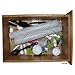 Range Kleen A12026W 6-Piece Expandable Drawer Dividers, White