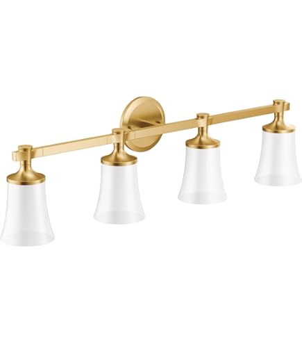 Moen YB5164BG Voss Collection 4 Dual-Mount Bath Bathroom Vanity Light