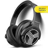 TREBLAB Z2 - Ultra Premium Over Ear Wireless Headphones - HyperHD Sound, High-End Bluetooth 5.0 Stereo aptX, Active Noise Cancelling ANC Microphone, 35H Battery, Sports Gym Workout Travel Auriculares