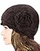 Dahlia Women's Super Soft Solid Color Knit Angora Beanie Hat