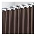 mDesign Hotel Quality Polyester/Cotton Blend Machine Washable Fabric Shower Curtain with Waffle Weave and Rust-Resitant Metal Grommets for Bathroom Showers and Bathtubs - 72