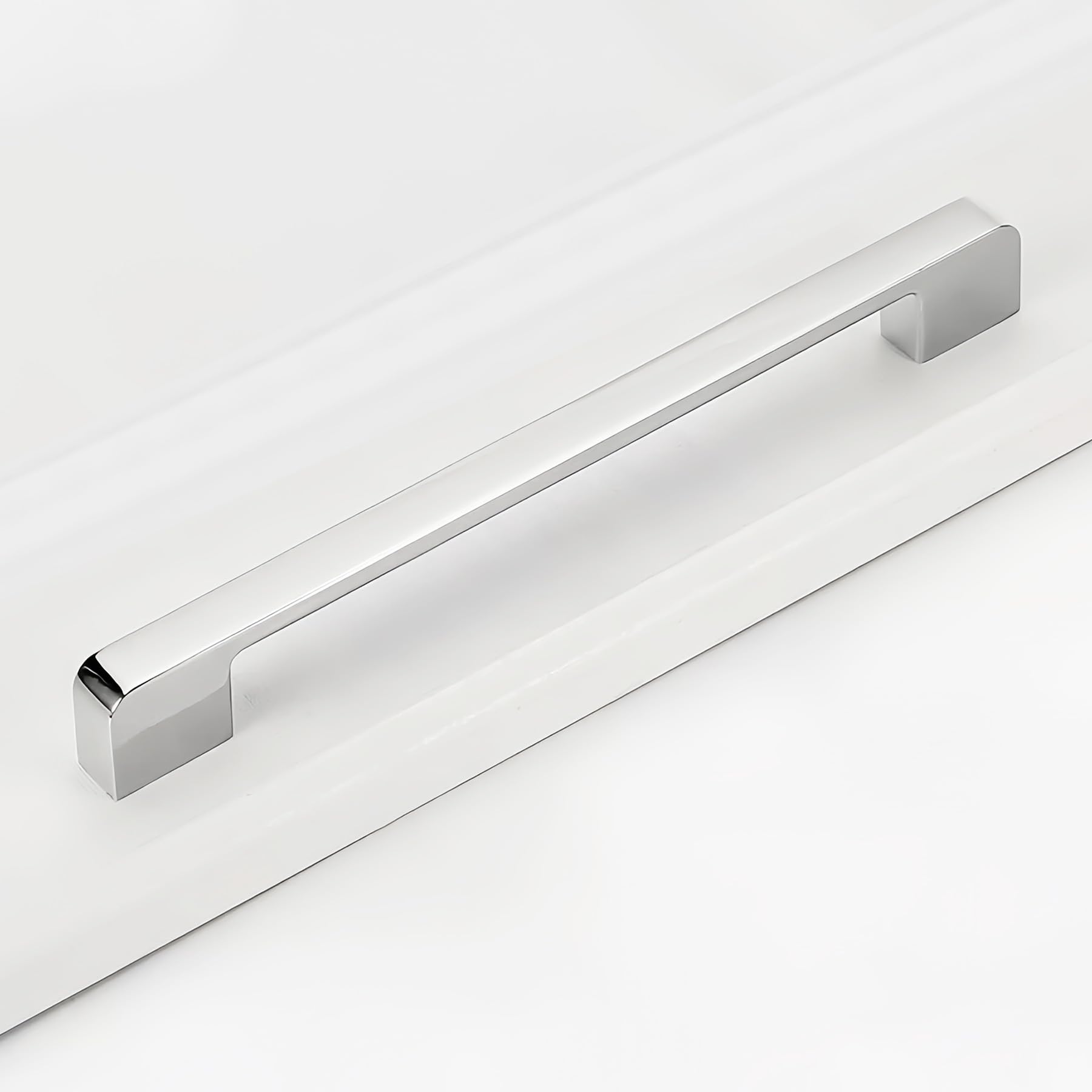 LEPEVNEY Door Handles 192mm Hole Centre Cabinet Handels Chrome Kitchen Wardrobe Door Handles Cabinet Pulls