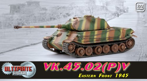 Dragon Models VK.45.02(P) V Eastern Front 1945 Ultimate Armor Building Kit, 1/72-Scale