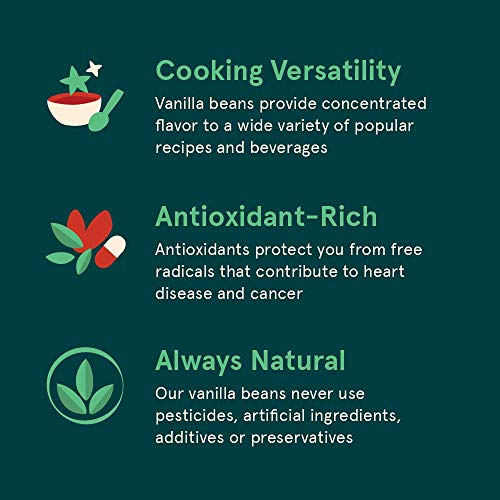 SB Organics Whole Vanilla Beans - Grade A Madagascar Bourbon Vanilla Bean Pods for Extract, Cooking and Baking - 10 Count Long Moist Vacuum Sealed - Thumbnail 2