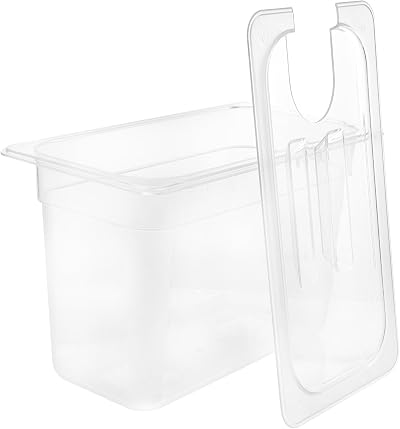 HEMOTON 6L Slow Cooker Container for Sous Vide Cooking & Food Storage