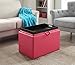 Convenience Concepts Designs4Comfort Accent Storage Ottoman 22.75