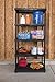 Keter Resin 5-Tier Freestanding Multipurpose Shelf Display Rack for Basement, Kitchen, and Garage Storage Shelving and Organization, 24