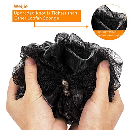 Loofah Bath Sponge, weijie Shower Bath Sponge Shower Loofahs Balls XL