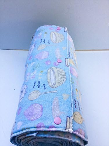 Set of 12 Unpaper Towels, Cute Baking print