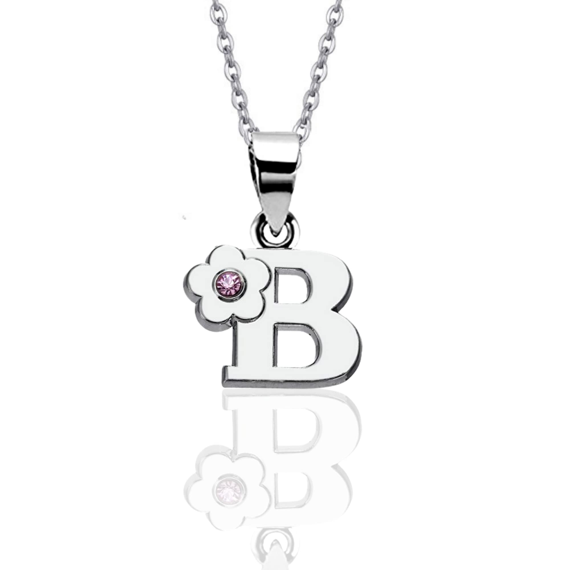 JennyWrenJewels Children's Initial Letter A-Z Pendant Necklace | Gifts for girls birthday, christmas, party | Personalised Jewellery Gift for daughter, niece, friend, sister