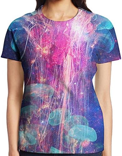 Scorpio Jellyfish Medusa Tanks Short Sleeve T-Shirt Hipster Soft For Woman Golf