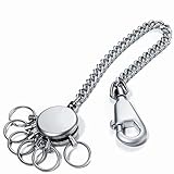 Troika Patent Chain Keyholder with 6 Rings