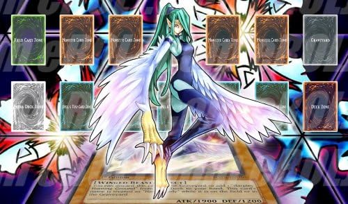 Amazon Abcplaymat1426 カスタム プレイマット 遊戯王 英語版 Harpies 1 Fotb En0 ハーピィ クィーン トレカ 通販