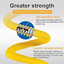 TT FLEX Gas Connector Kit, Gas Hose Gas Line for