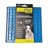 Hyper Pet Lickimat Slow Feeder Mat, Boredom Buster, Anxiety Relief (Perfect for Dog Food, Dog Treats, Cat Food, Cat Treats)[Fun Alternative to Slow Feed Dog Bowl & Snuffle Mat] Variety of Colors-Sizes