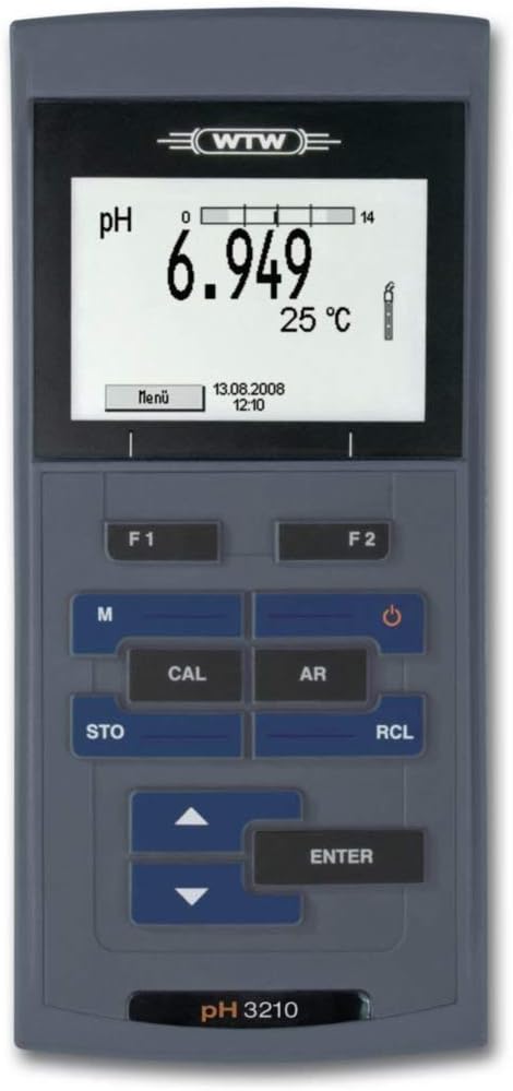 2AA112 - Portable pH 3110 Set with SenTix 41 - pH/mV/°C Meters, Handheld, pH 3110/3210 / 3310, WTW - Each