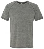 Yoga Clothing For You Men's Grey Heather Tri-blend Tee Shirt