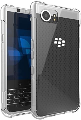 BlackBerry KEYone Case, OlymTek Crystal Clear Soft Silicone Drop Protection Bumper Case Cover for BlackBerry KEYone (Clear)