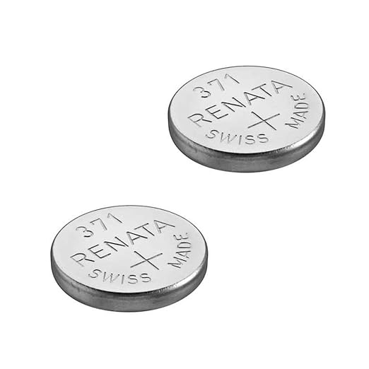 2 x Renata 371 SR920SW, (Akku)-Armbanduhr, Swiss Made, Silberoxid Batterien