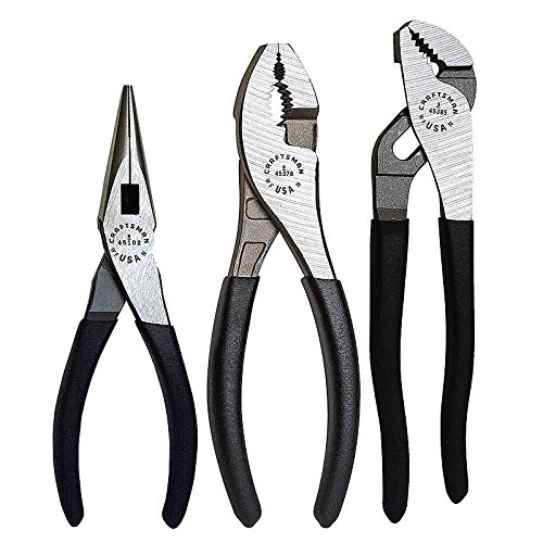 Craftsman 931795 Pliers Set with Arc Joint, Long Nose, Slip Joint