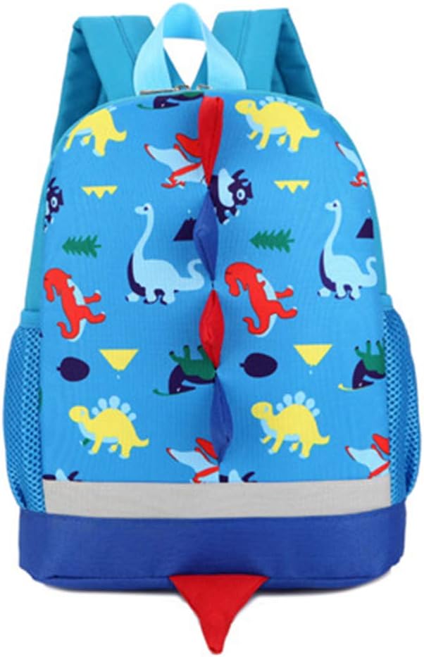 Kids Toddler Backpack Cute Dinosaur Backpack Boys Girls Nursery Bag School Bag Lunch Bag Travel Backpack Daypack with Panda Keychain Birthday for Child 2-6 Years Old - Image 3