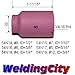 WeldingCity 10-pk Gas Lens Ceramic Cup Alumina 54N14 (#8, 1/2