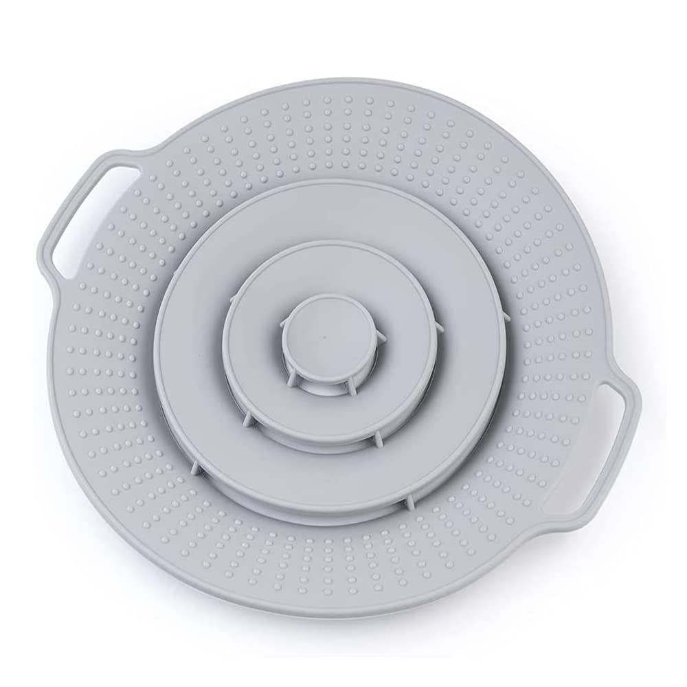 Photo 1 of Pot Cover Spill Stopper Lid - Thicken Silicone Boil Over Spill Safeguard,FDA Food Grade Stopper Lid Cover for Pots And Pans, BPA- Instant Pot Cover, Fits Openings 6" to 10" in Diameter