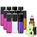 Olilia Glass Roll on Bottles with Metal Roller Balls - Essential Oils Key included 12 Pack of 5ml (Mixed Color)