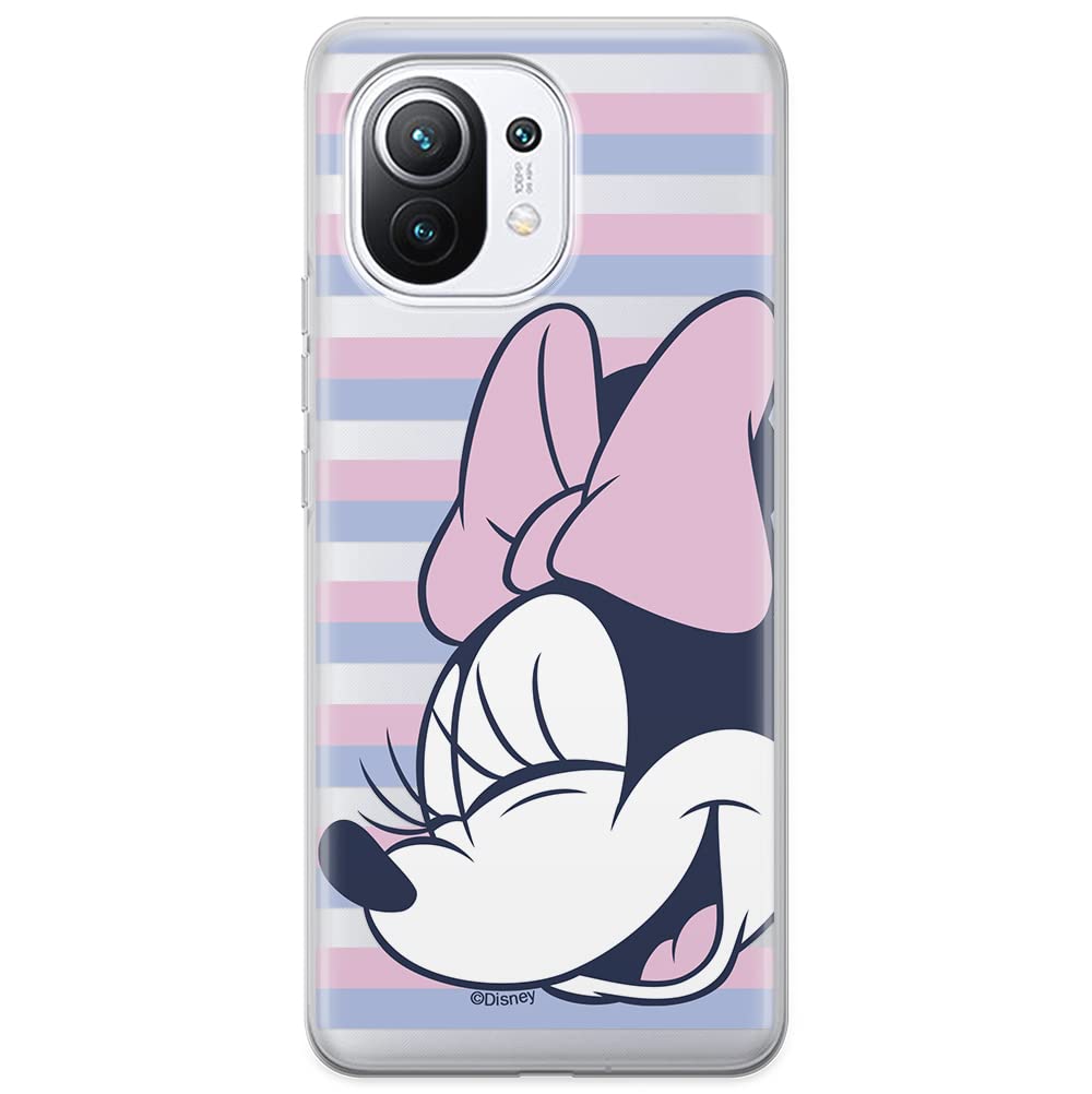 ERT GROUP mobile phone case for Xiaomi 11 original and officially Licensed Disney pattern Minnie 022 optimally adapted to the shape of the mobile phone, partially transparent — image 1