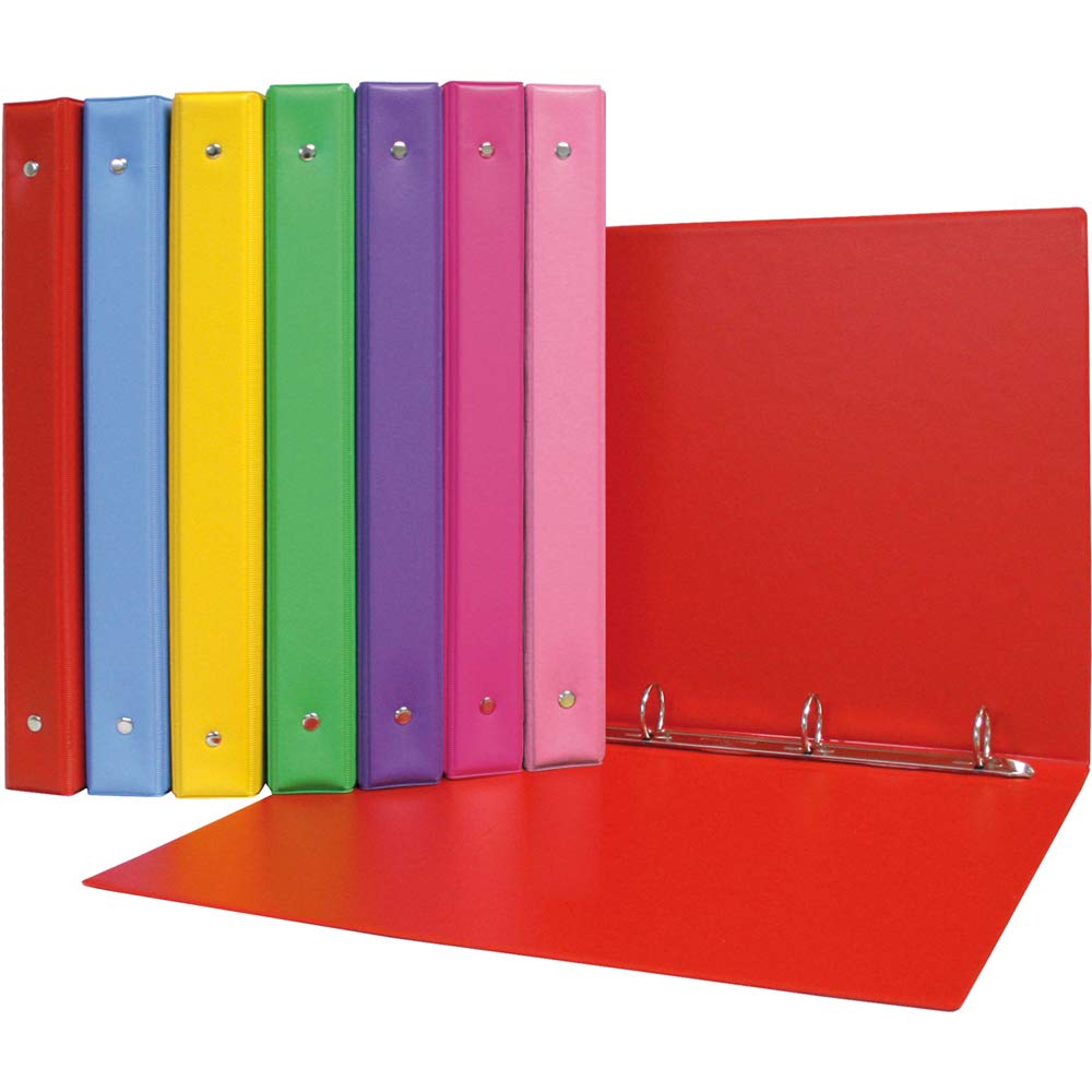 Grafoplás Folder F 4 Rings Colors PVC, Fuchsia