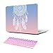 Batianda Dream Catcher Crystal Hard Laptop Cover Case for Apple MacBook Pro 13 inch with Retina Display (Models: A1425/A1502,Version 2015/2014/2013/End 2012) with Keyboard Cover - Gradient Pink