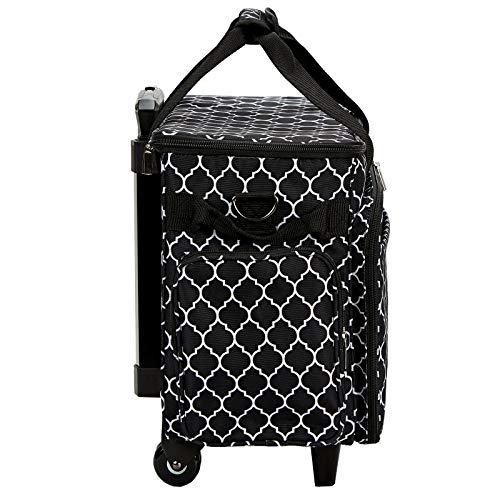 NICOGENA Rolling Sewing Machine Case on Wheels, Universal Travel Tote