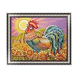 Diamond Painting Kits,5d DIY Diamond Painting Full-Crystal Rhinestone Painting-Diamond Dotz Dots for Study Room,Flower Painting (A)