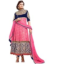 Vibes Pure Georgettea-Line Un-Stitched Salwar Kameez (V73-8002_Pink)