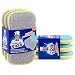 MR. SIGA Dual Action Scrubbing Sponge, Pack of 6, Size:15x8.5x2.3cm primary