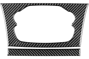 POEOEM Compatible with Center Console Panel Decorative Cover Decal Soft Carbon Fiber Car Interior Accessories Compatible with