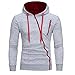 GONKOMA Autumn Winter Mens' Long Sleeve Hoodie Hooded Sweatshirt Tops Jacket Coat Outwear