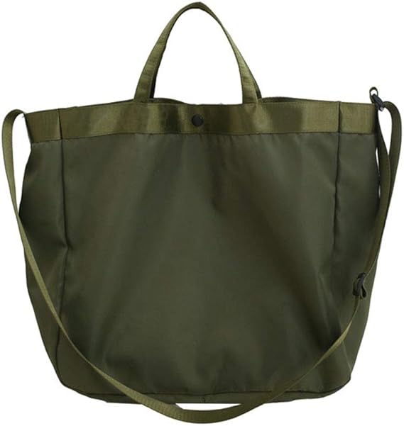 Amazon Naczhlovell トートバッグ ショルダーバッグ メンズ レディース おしゃれ 2way 大容量 斜め掛け 手提げバッグ カジュアル 超軽量 通勤 通学 出張 男女兼用 グリーン トートバッグ